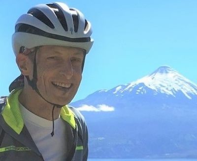  Lon Dubey Cycling on the  tour with redspokes